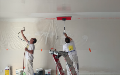 Comment enduire un plafond fissuré ? Réparer les fissures au plafond – Fortineau Entreprises 44