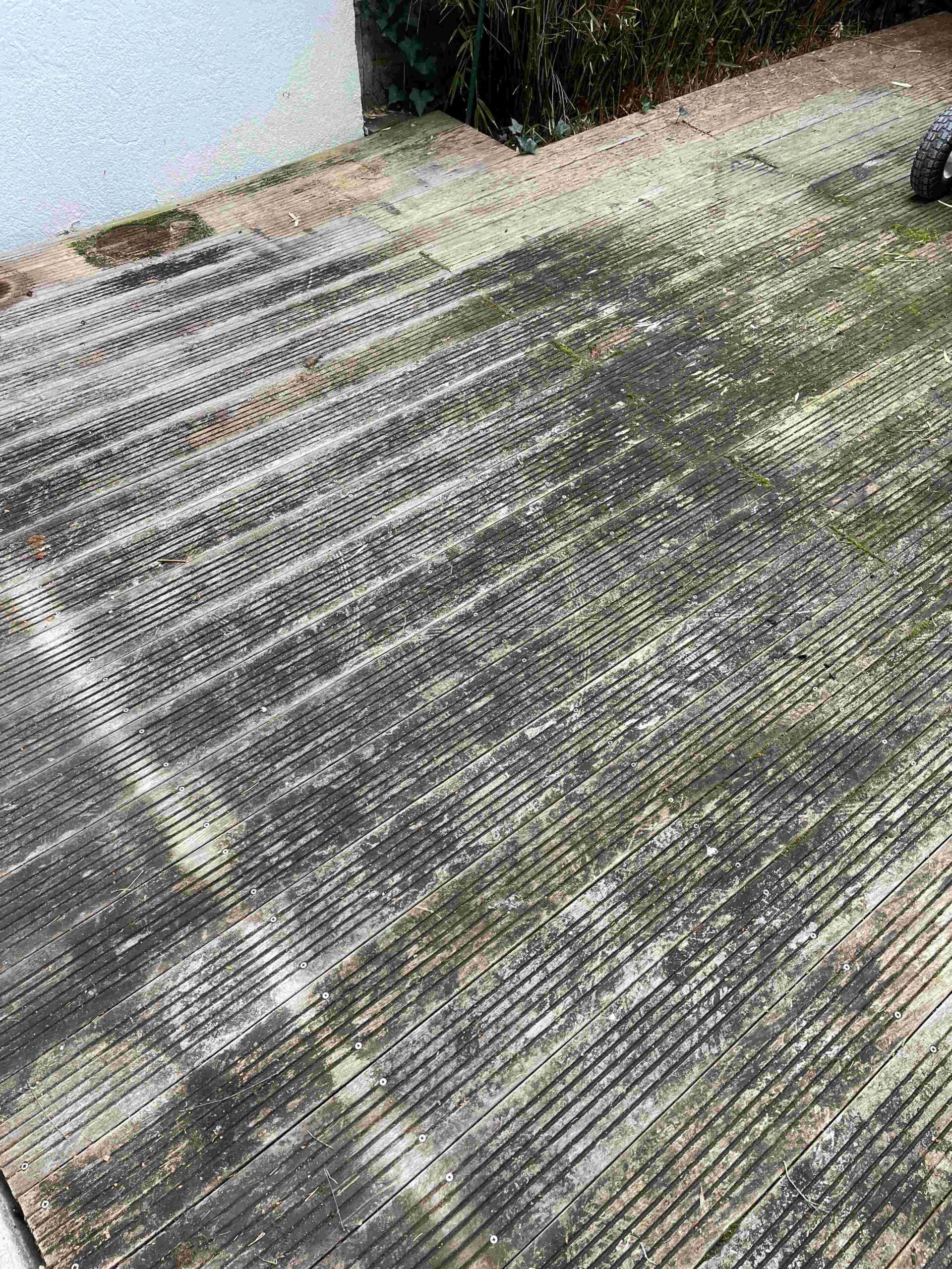 Terrase bois Nantes nettoyage basse pression